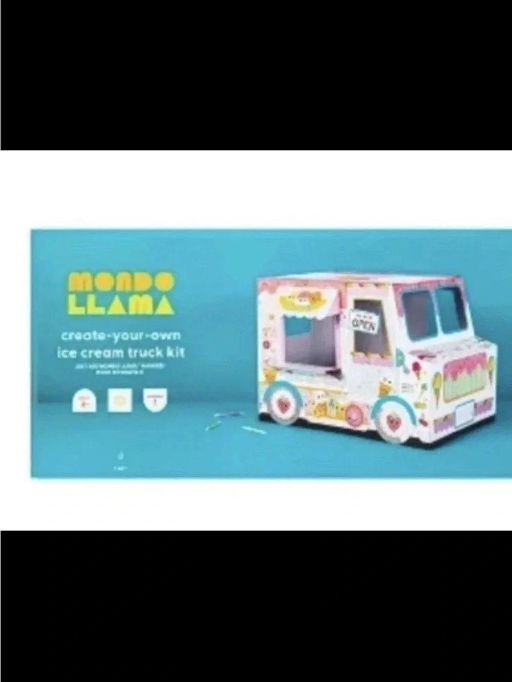 Create-Your-Own Food Coloring Truck Kit Kid Activities- Mondo Llama T™